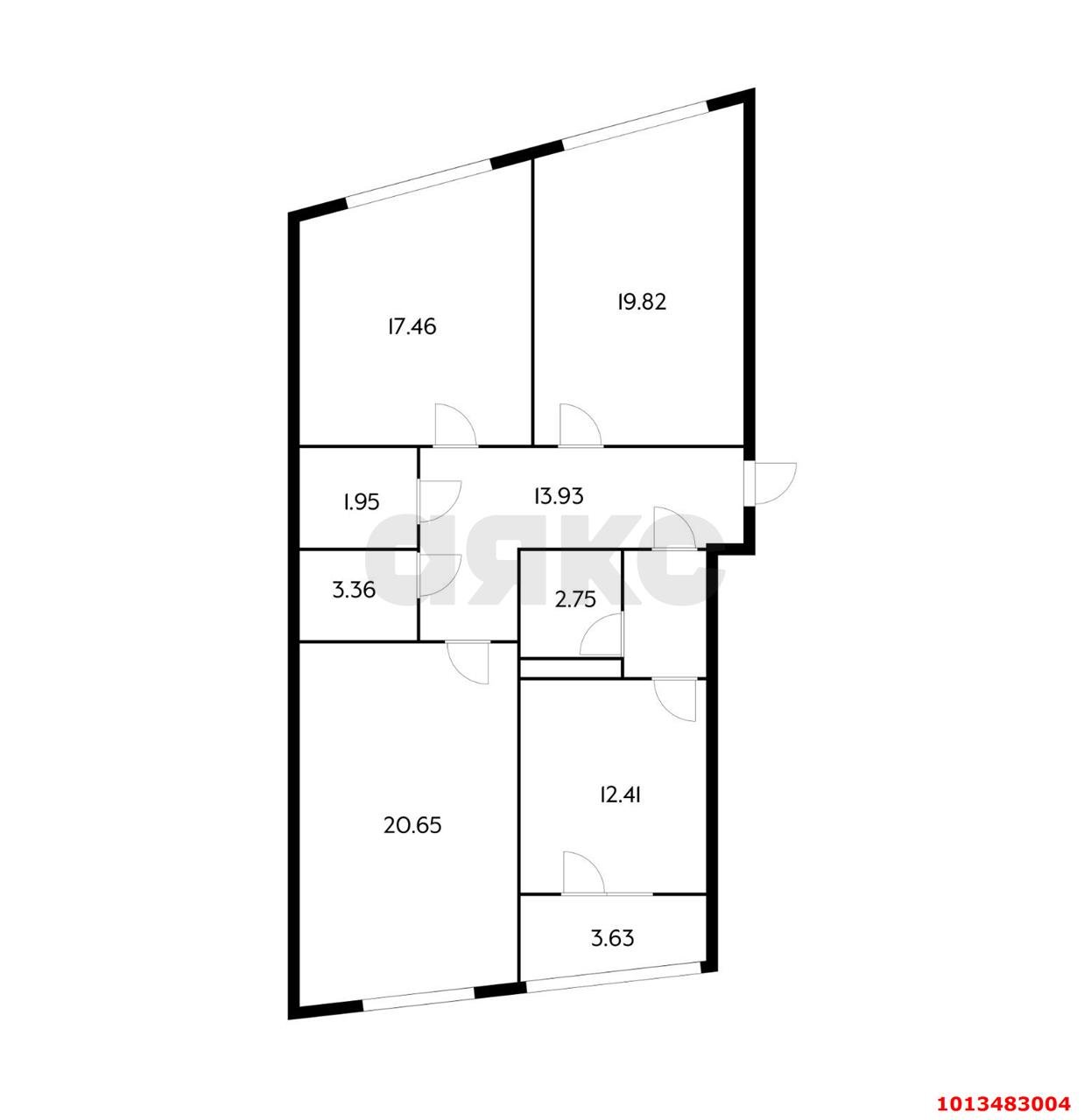 Фото №10: 3-комнатная квартира 95 м² - Краснодар, жилой комплекс Гарантия, ул. Восточно-Кругликовская, 42/3к2