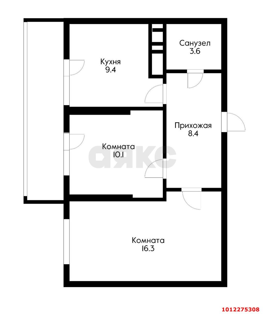 Фото №10: 2-комнатная квартира 50 м² - Новороссийск, жилой комплекс Суворовский, ул. Куникова, 1