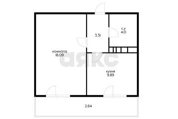 Фото №2: 1-комнатная квартира 38 м² - Краснодар, мкр. Камвольно-суконный Комбинат, ул. Магистральная, 11