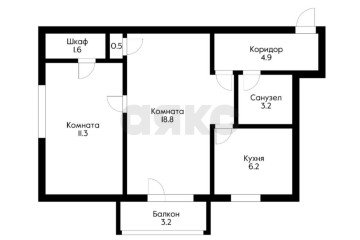 Фото №5: 2-комнатная квартира 50 м² - Краснодар, мкр. Центральный, ул. Будённого, 141