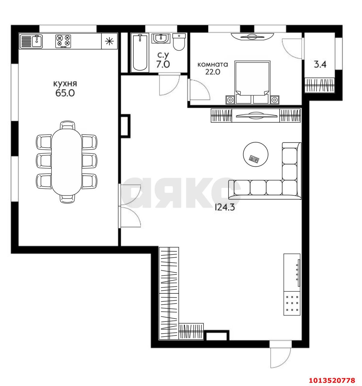 Фото №19: Пентхаус 300 м² - Краснодар, ЖК Role Clef, ул. Николая Кондратенко, 8