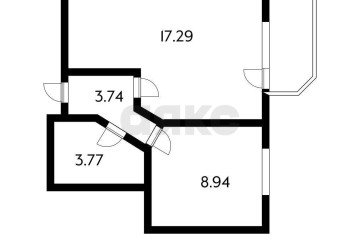 Фото №2: 1-комнатная квартира 36 м² - Краснодар, мкр. Юбилейный, пр-кт Чекистов, 6