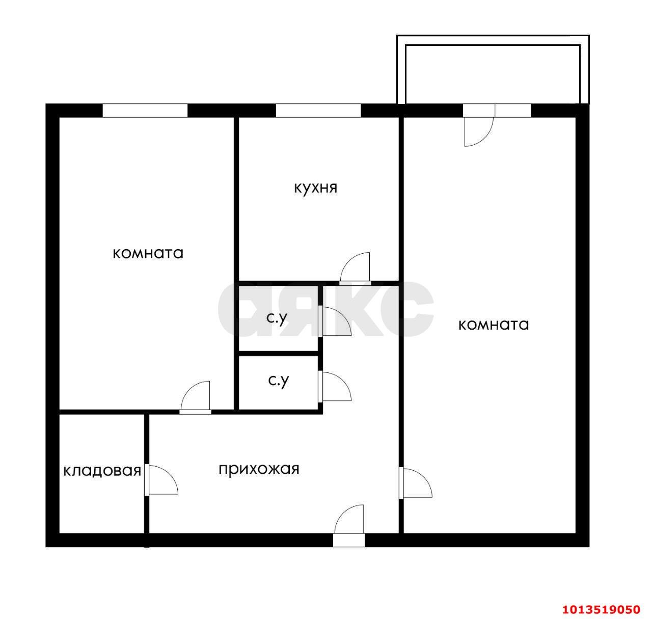 Фото №4: 2-комнатная квартира 46 м² - Краснодар, Гидростроителей, ул. Игнатова, 29