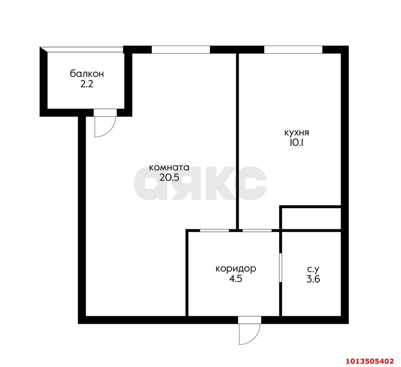 Фото №16: 1-комнатная квартира 42 м² - Краснодар, жилой комплекс Европа-Сити, ул. Византийская, 2