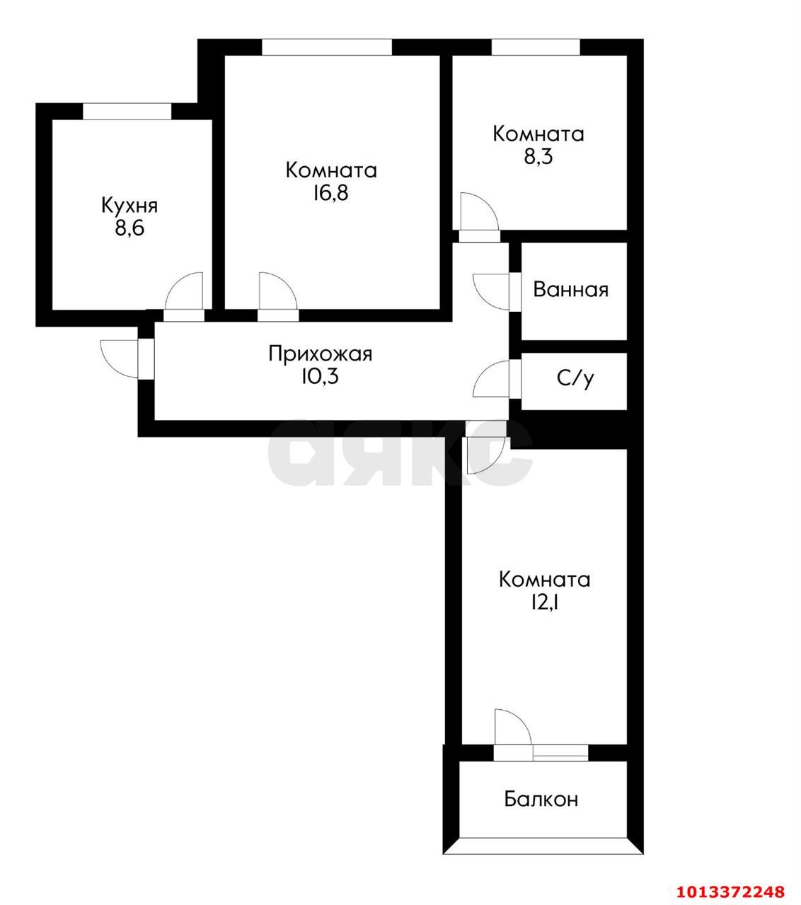 Фото №18: 3-комнатная квартира 65 м² - Краснодар, Комсомольский, ул. Симферопольская, 4/1