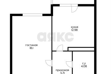 Фото №3: 1-комнатная квартира 38 м² - Краснодар, мкр. 3-й квартал, ул. Боспорская, 4