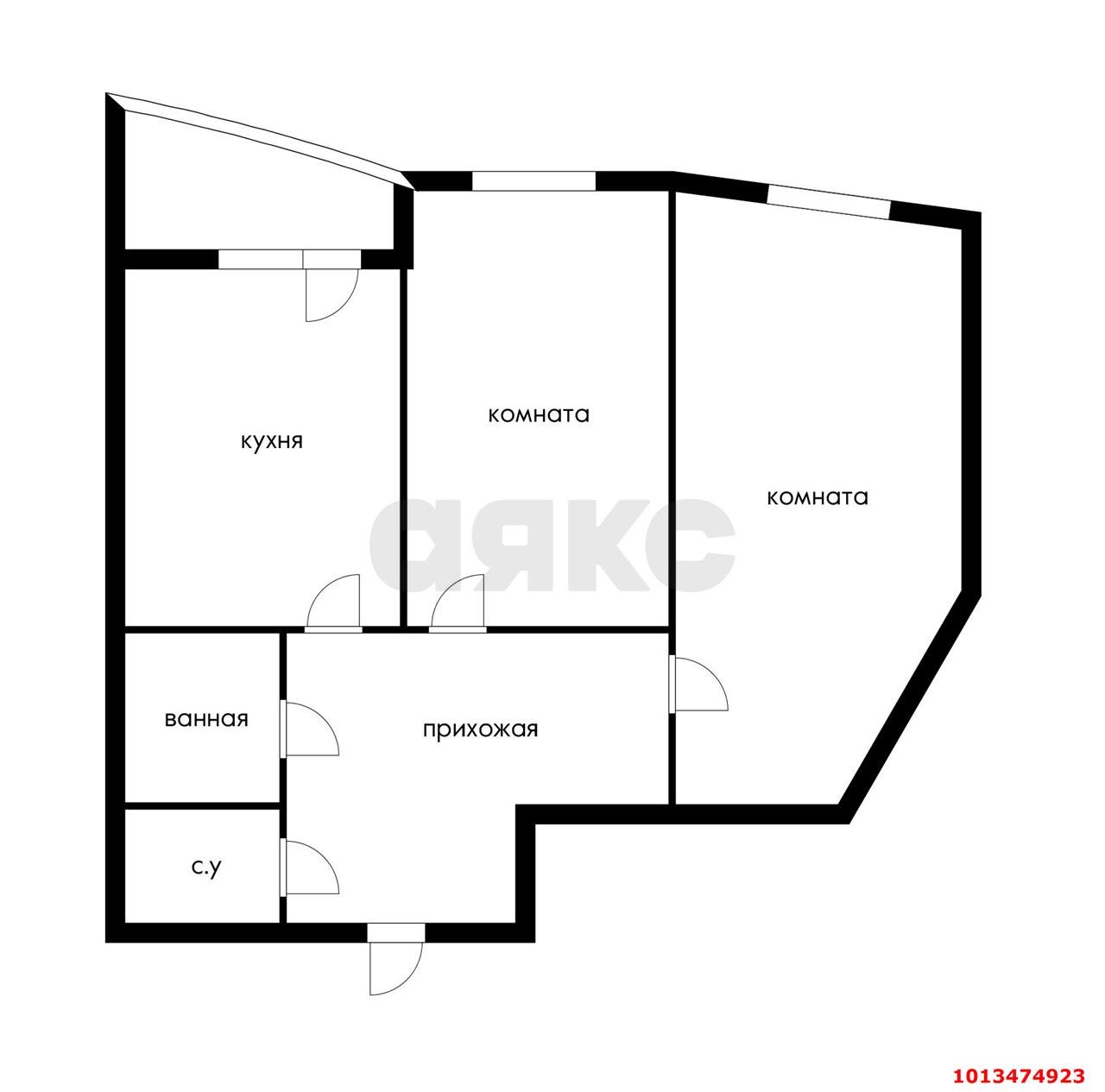 Фото №18: 2-комнатная квартира 73 м² - Краснодар, Черёмушки, ул. Вишняковой, 1/23к1