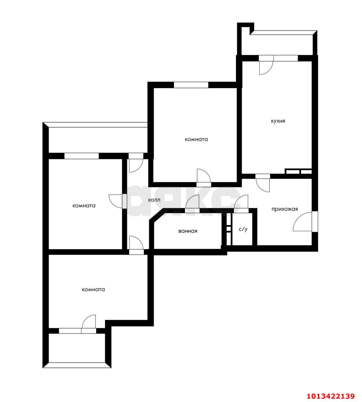 Фото №8: 3-комнатная квартира 112 м² - Краснодар, Центральный, ул. Комсомольская, 13