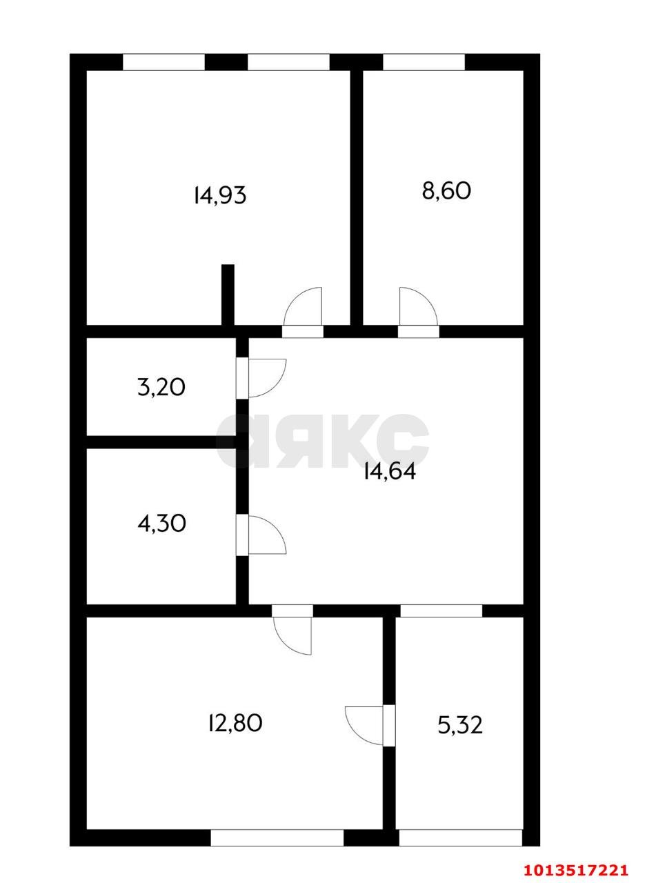 Фото №19: 3-комнатная квартира 57 м² - Краснодар, Кожзавод, ул. Каляева, 6