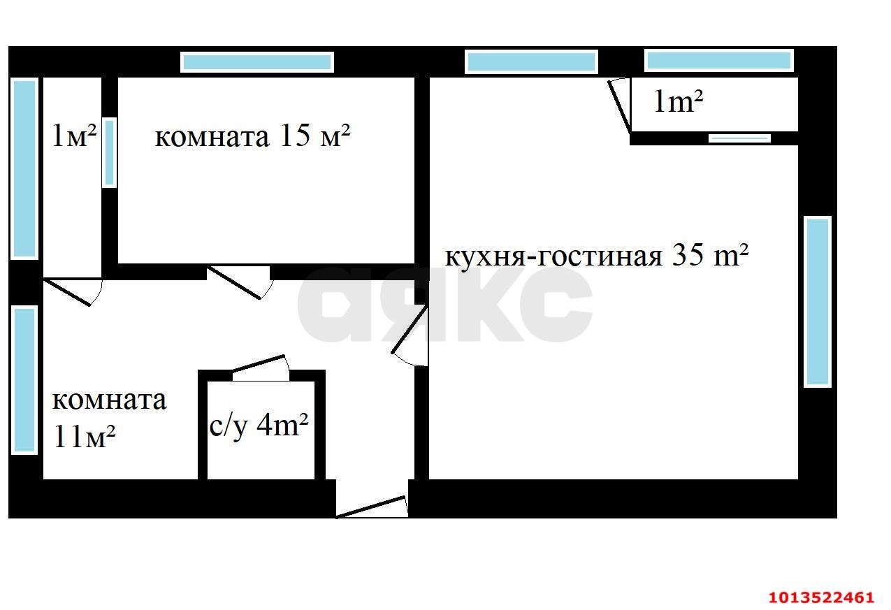 Фото №16: 2-комнатная квартира 75 м² - Краснодар, имени Петра Метальникова, ул. Московская, 152