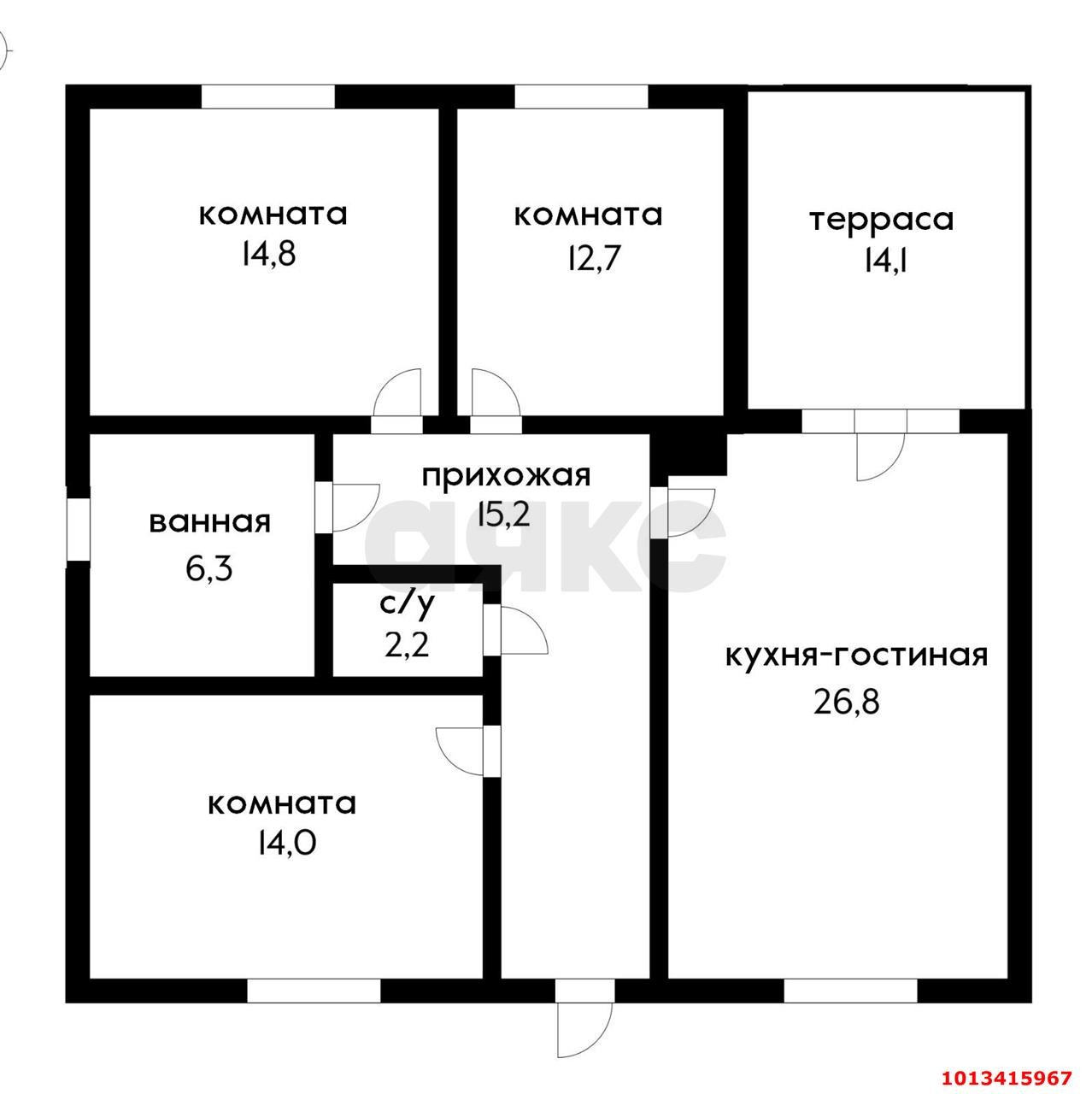 Фото №7: Дом 111 м² + 4.4 сот. - Старокорсунская, Карасунский внутригородской округ, 