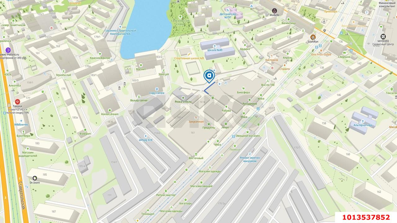 Фото №1: Торговое помещение 432&nbsp;м², 1/1&nbsp;эт. - Краснодар, Карасунский внутригородской округ, мкр. Черёмушки, ул. Стасова, 167