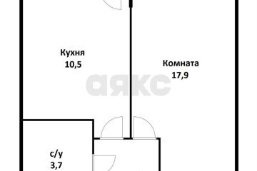 Фото №5: 1-комнатная квартира 39 м² - Краснодар, мкр. Славянский, ул. Заполярная, 39к8