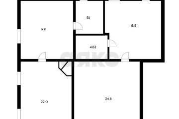 Фото №5: 4-комнатная квартира 94 м² - Краснодар, мкр. Центральный, ул. Гоголя, 33