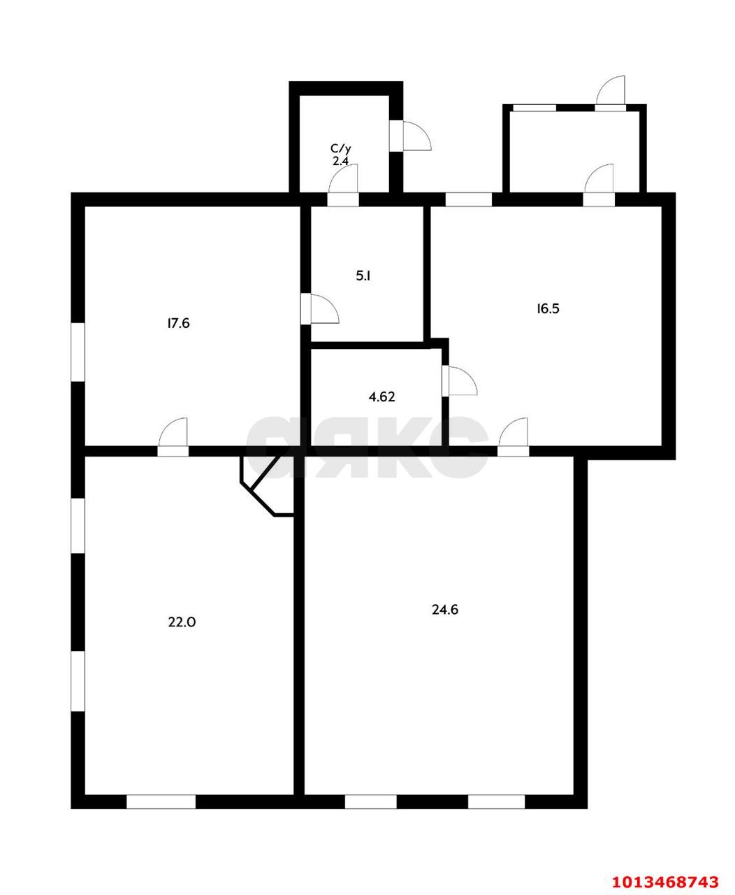 Фото №5: 4-комнатная квартира 94 м² - Краснодар, Центральный, ул. Гоголя, 33