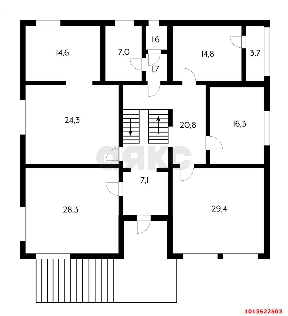 Фото №18: Дом 405 м² + 12.68 сот. - Яблоновский, пер. Олимпийский, 5