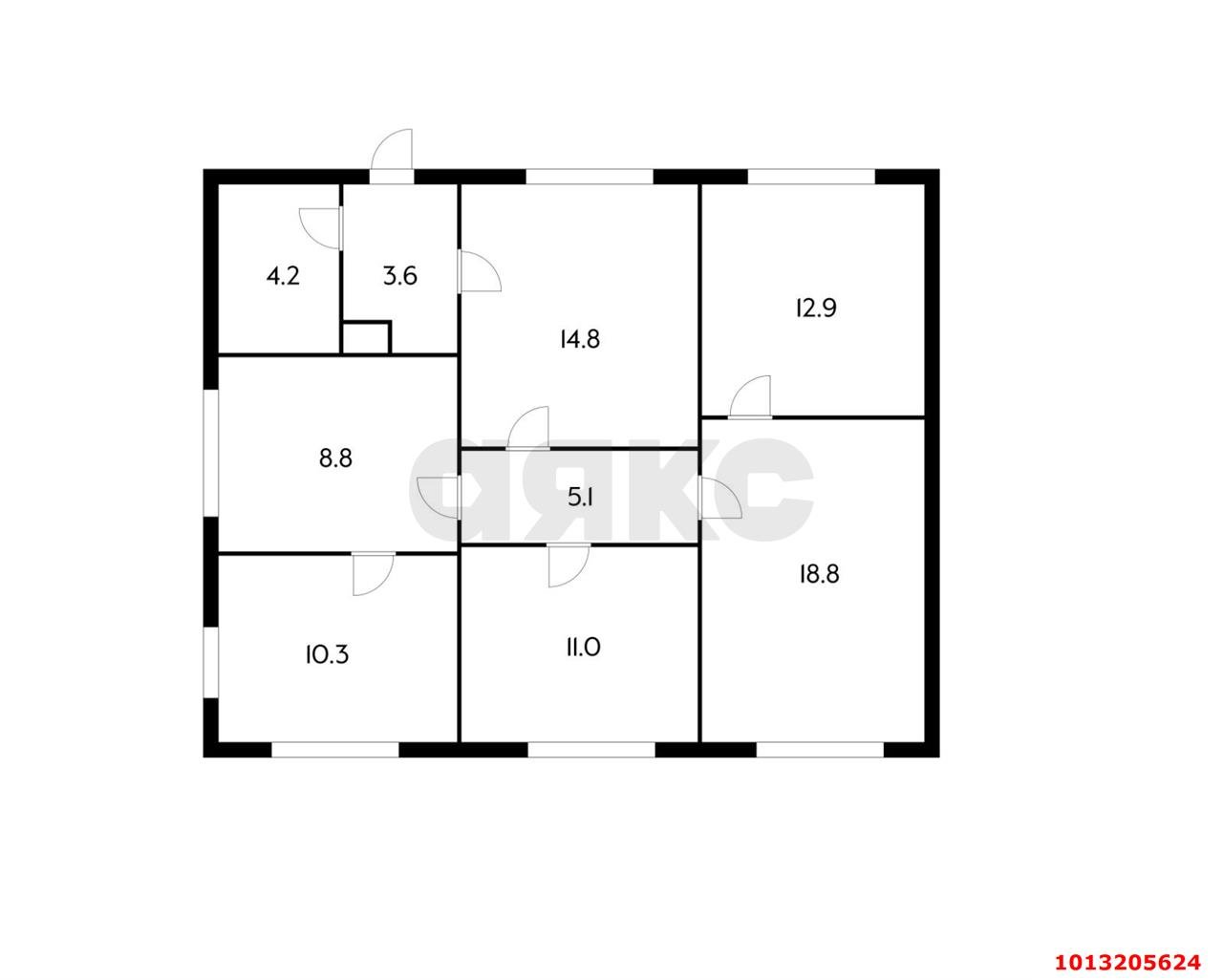 Фото №17: 5+-комнатная квартира 89 м² - Галицын, пер. Новостроек, 1