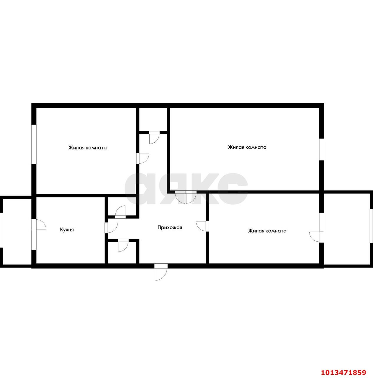 Фото №18: 3-комнатная квартира 70 м² - Яблоновский, ул. Дорожная, 216