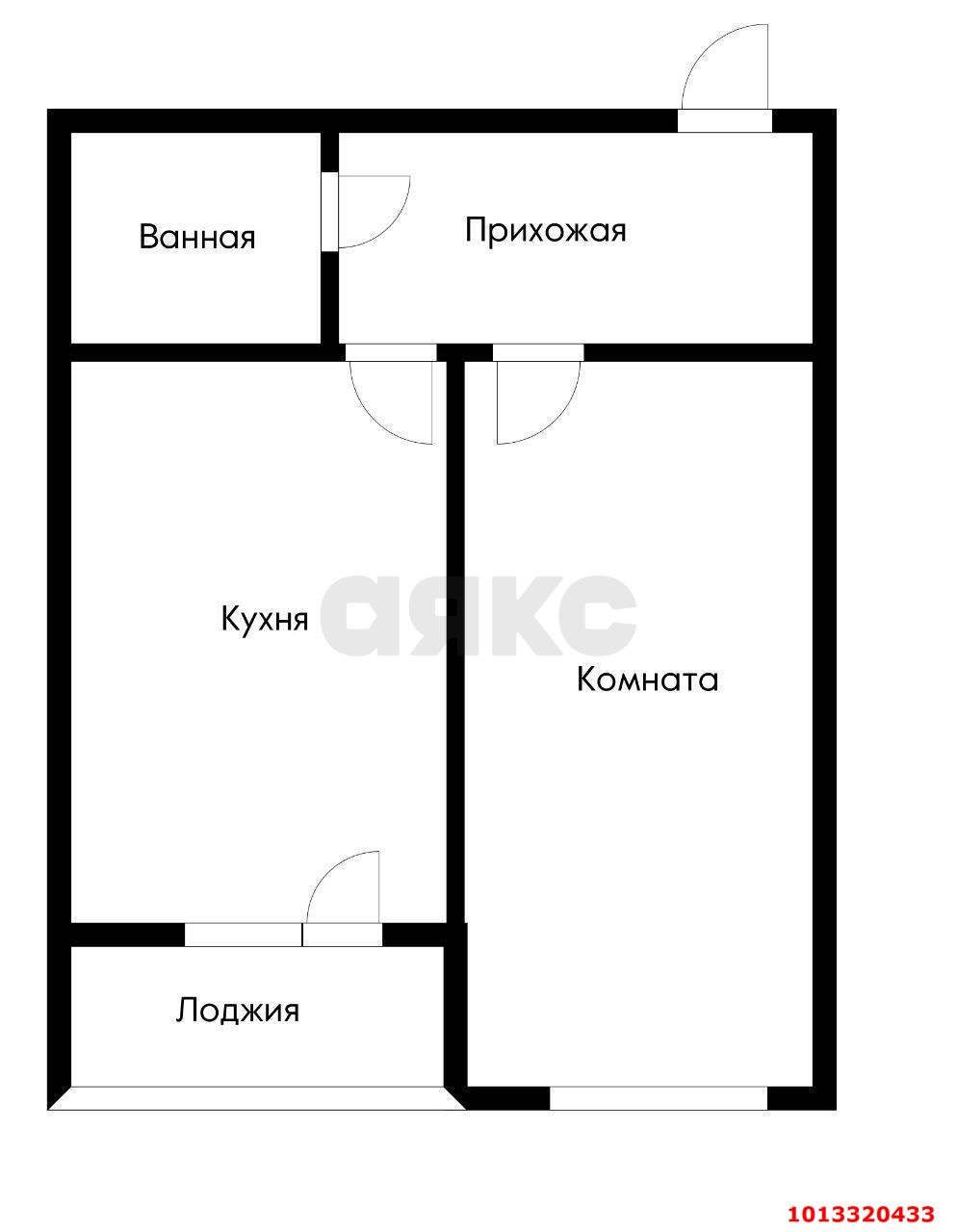 Фото №5: 1-комнатная квартира 35&nbsp;м², 3/3&nbsp;эт. - Краснодар, Прикубанский внутригородской округ, мкр. 2-я Площадка, ул. Ветеранов, 83