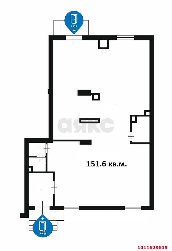 Фото №4: Торговое помещение 152 м² - Краснодар, Школьный, ул. Школьная, 13/9