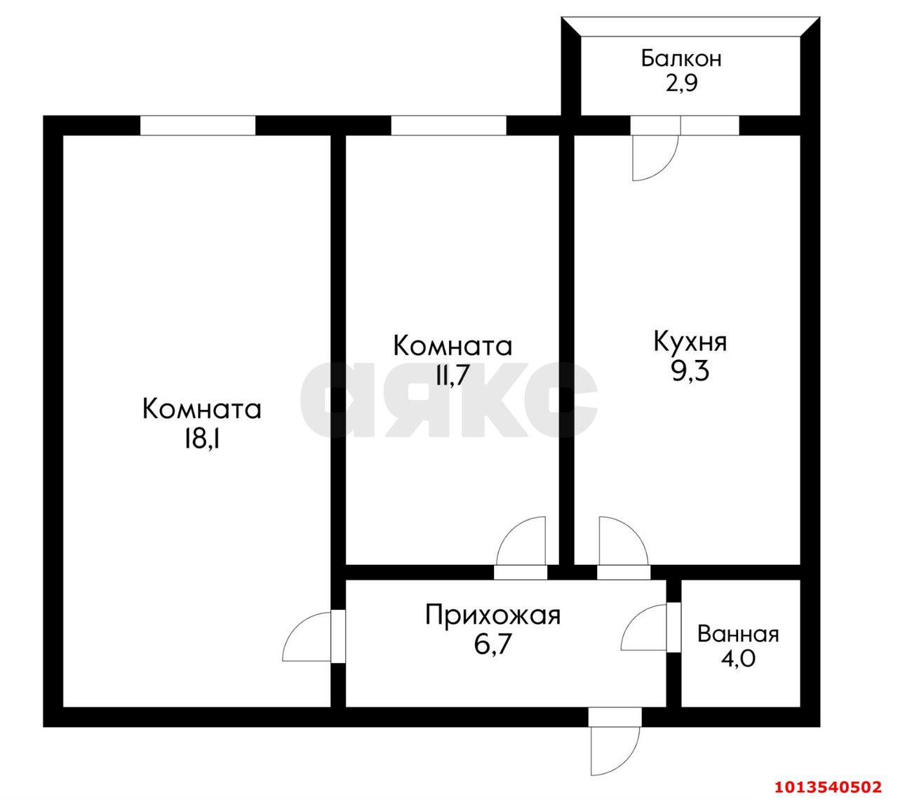 Фото №6: 2-комнатная квартира 49 м² - Пригородный, жилой комплекс Мини-полис Куб-А, ул. Сербская, 6/4