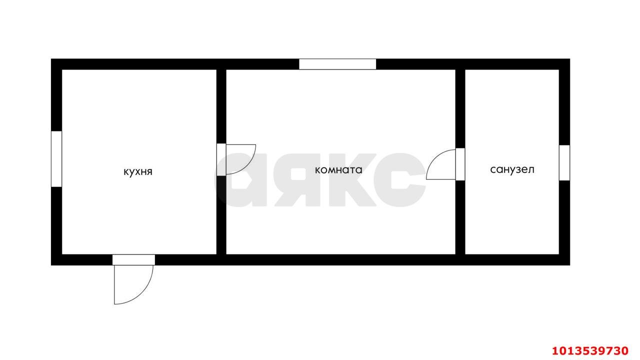 Фото №9: 1-комнатная квартира 35 м² - Краснодар, Хлопчато-бумажный Комбинат, пр-д 5-й Зелёный, 8