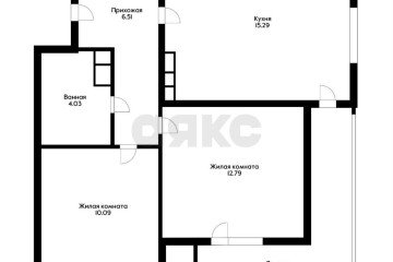 Фото №4: 2-комнатная квартира 54 м² - Краснодар, мкр. жилой комплекс Мой Город, ул. Западный Обход, 39