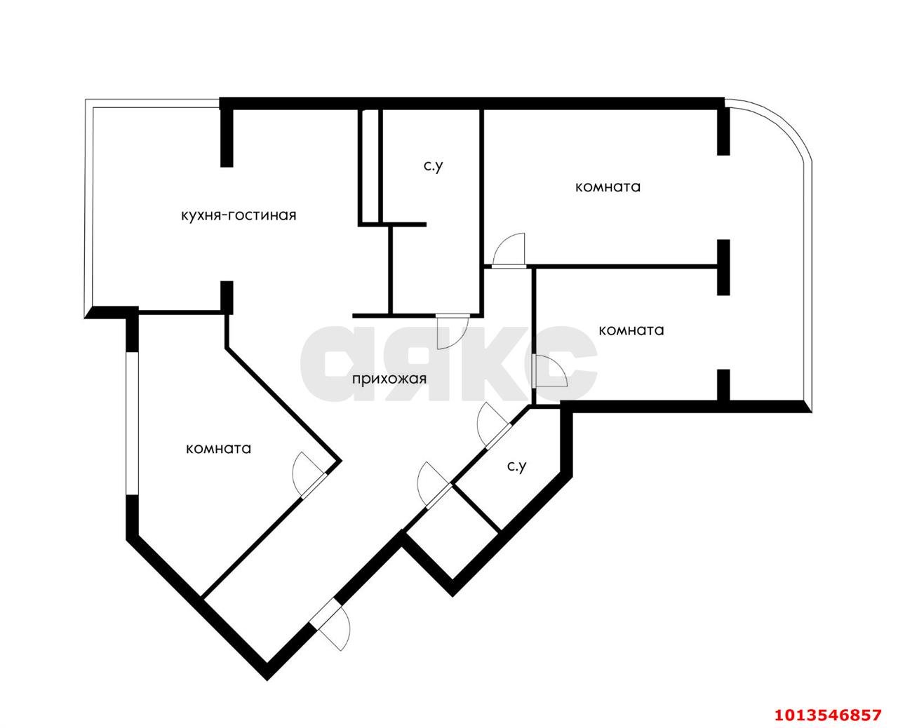 Фото №20: 3-комнатная квартира 125 м² - Краснодар, Юбилейный, б-р Клары Лучко, 14к1