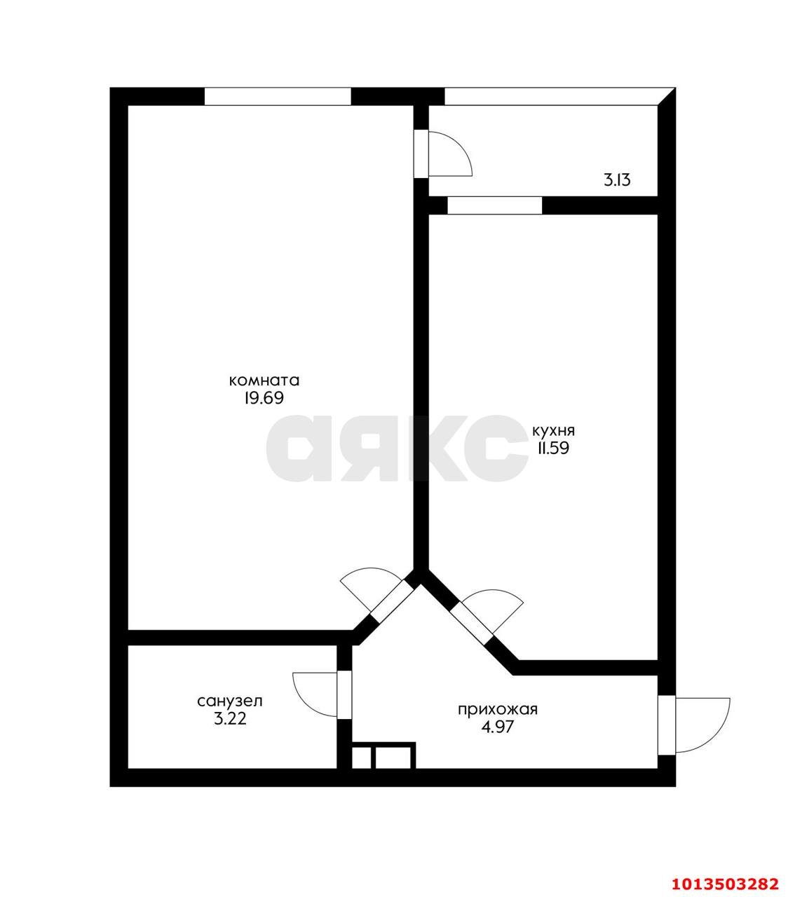 Фото №8: 1-комнатная квартира 40 м² - Краснодар, жилой комплекс Привилегия, ул. Селезнёва, 4/15к1