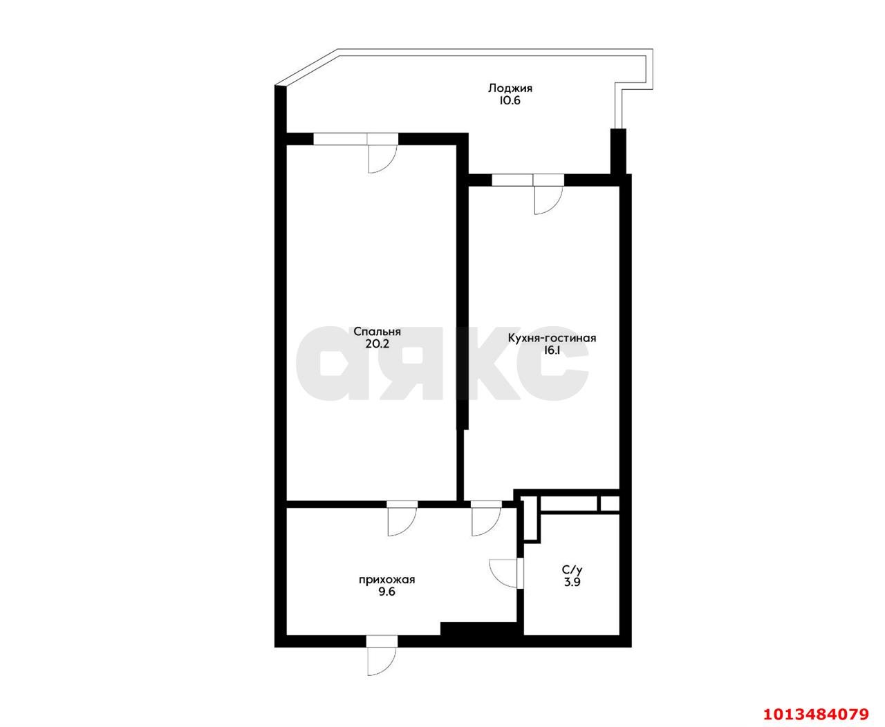 Фото №14: 1-комнатная квартира 60&nbsp;м², 2/24&nbsp;эт. - Краснодар, Карасунский внутригородской округ, Черёмушки, мкр. ЖК Большая Таманская, ул. Таманская, 153к6