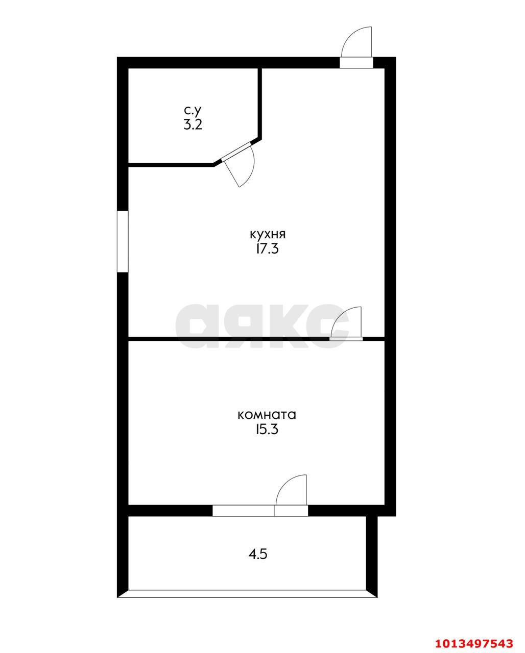 Фото №12: 1-комнатная квартира 40 м² - Краснодар, Пашковский, ул. Кирова, 288/1