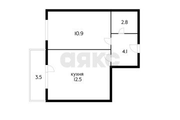 Фото №3: 1-комнатная квартира 32 м² - Краснодар, мкр. Музыкальный, ул. имени С.С. Прокофьева, 31