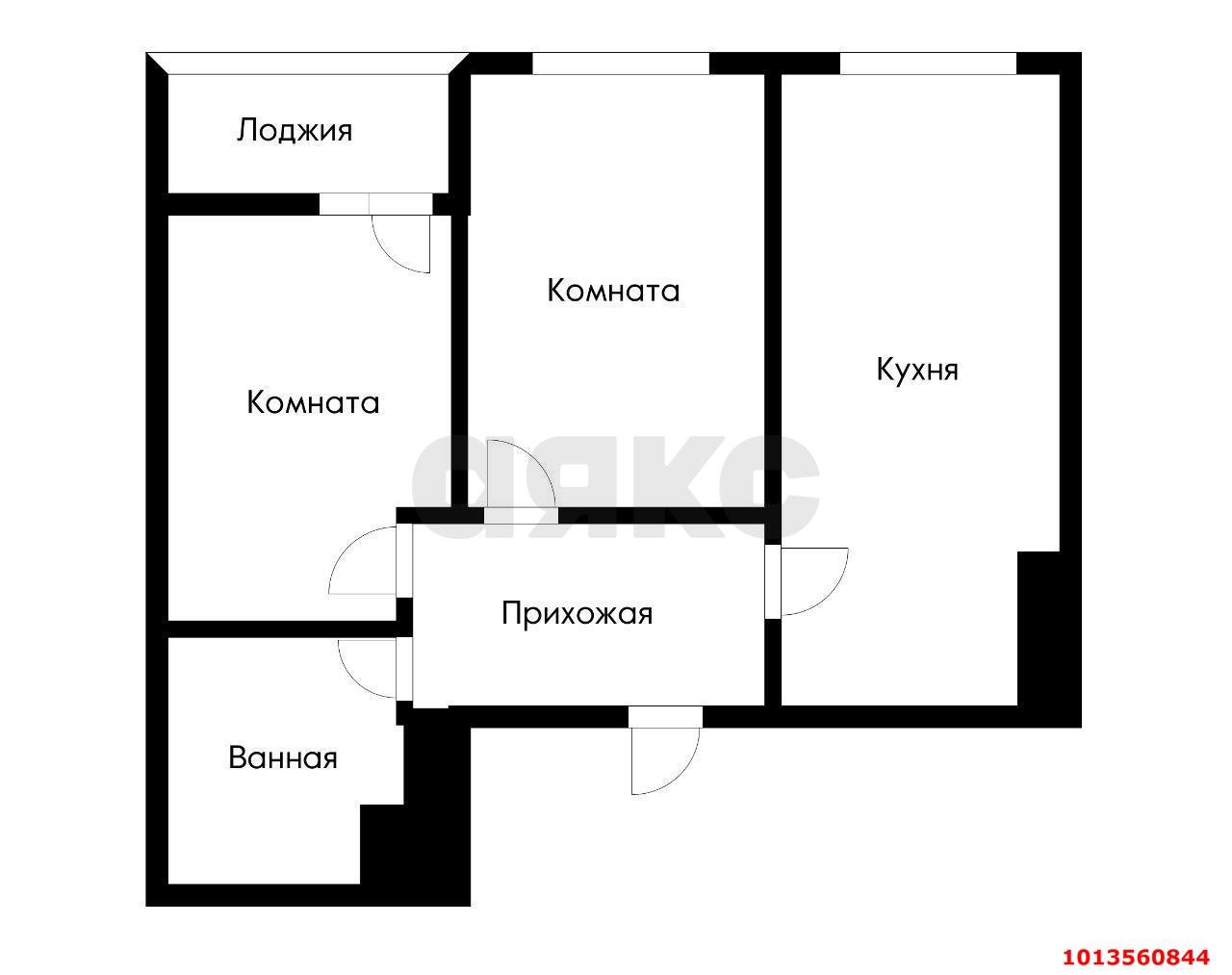 Фото №11: 2-комнатная квартира 49 м² - Краснодар, имени Петра Метальникова, ул. Петра Метальникова, 40