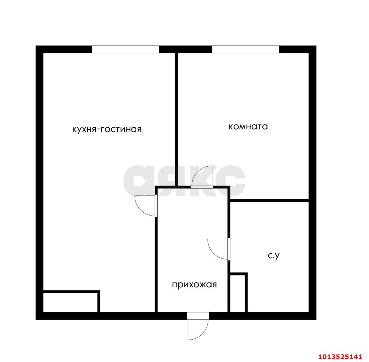 Фото №13: 1-комнатная квартира 35 м² - Краснодар, жилой комплекс Ракурс, ул. имени Героя Ростовского, 8