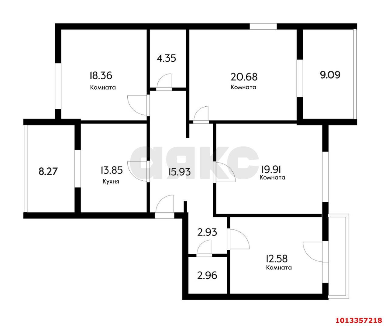 Фото №17: 4-комнатная квартира 130 м² - Краснодар, Табачная Фабрика, ул. Академика Пустовойта, 18