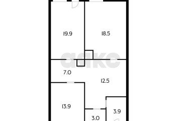 Фото №3: 4-комнатная квартира 78 м² - Краснодар, мкр. Западный внутригородской округ, ул. Рашпилевская, 119