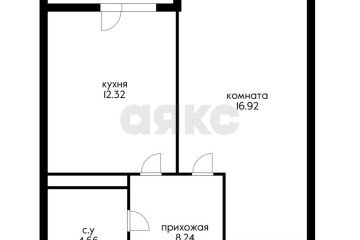 Фото №2: 1-комнатная квартира 44 м² - Краснодар, мкр. жилой комплекс Лучший, ул. Ростовское шоссе, 30/7