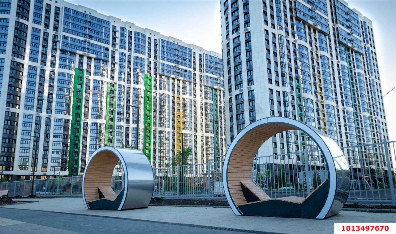 Фото №2: 1-комнатная квартира 41&nbsp;м², 16/25&nbsp;эт. - Краснодар, Карасунский внутригородской округ, мкр. жилой комплекс Фреш, ул. имени Валерия Гассия, 4/7лит2