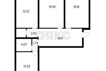 Фото №2: 3-комнатная квартира 91 м² - Краснодар, мкр. Завод Измерительных Приборов, ул. имени 40-летия Победы, 33/10