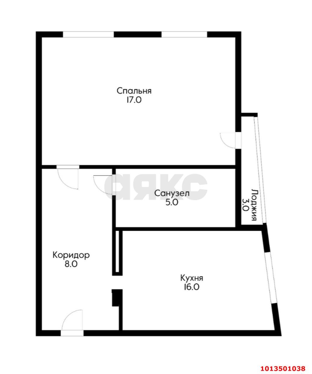 Фото №8: 1-комнатная квартира 44 м² - Краснодар, жилой комплекс Сказка Град, ул. имени В.Н. Мачуги, 166к1