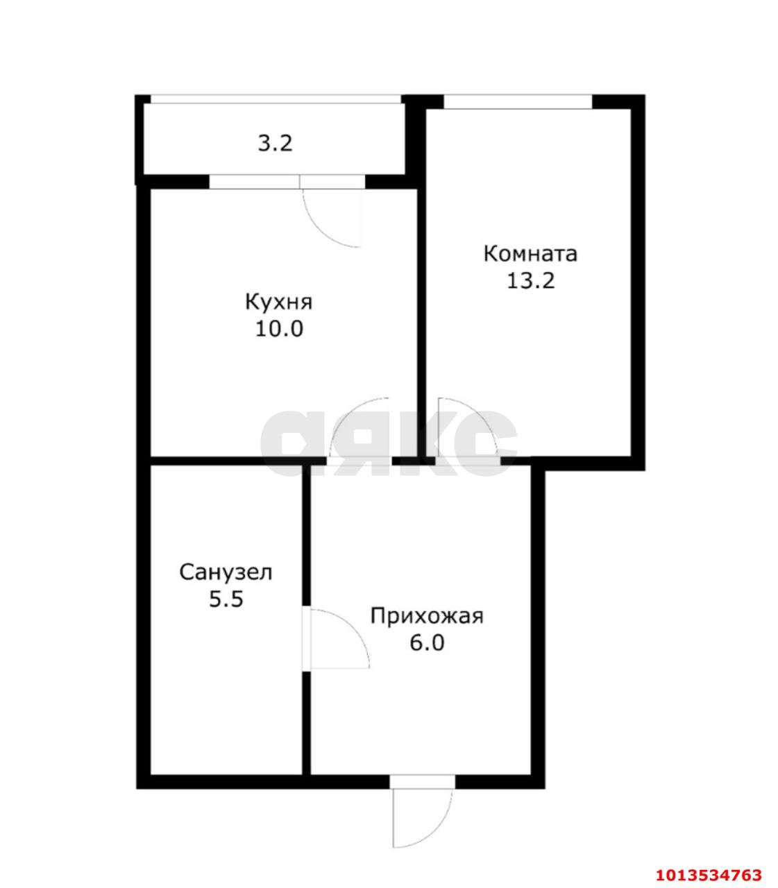 Фото №16: 1-комнатная квартира 38 м² - Краснодар, 4-й квартал, ул. Боспорская, 8