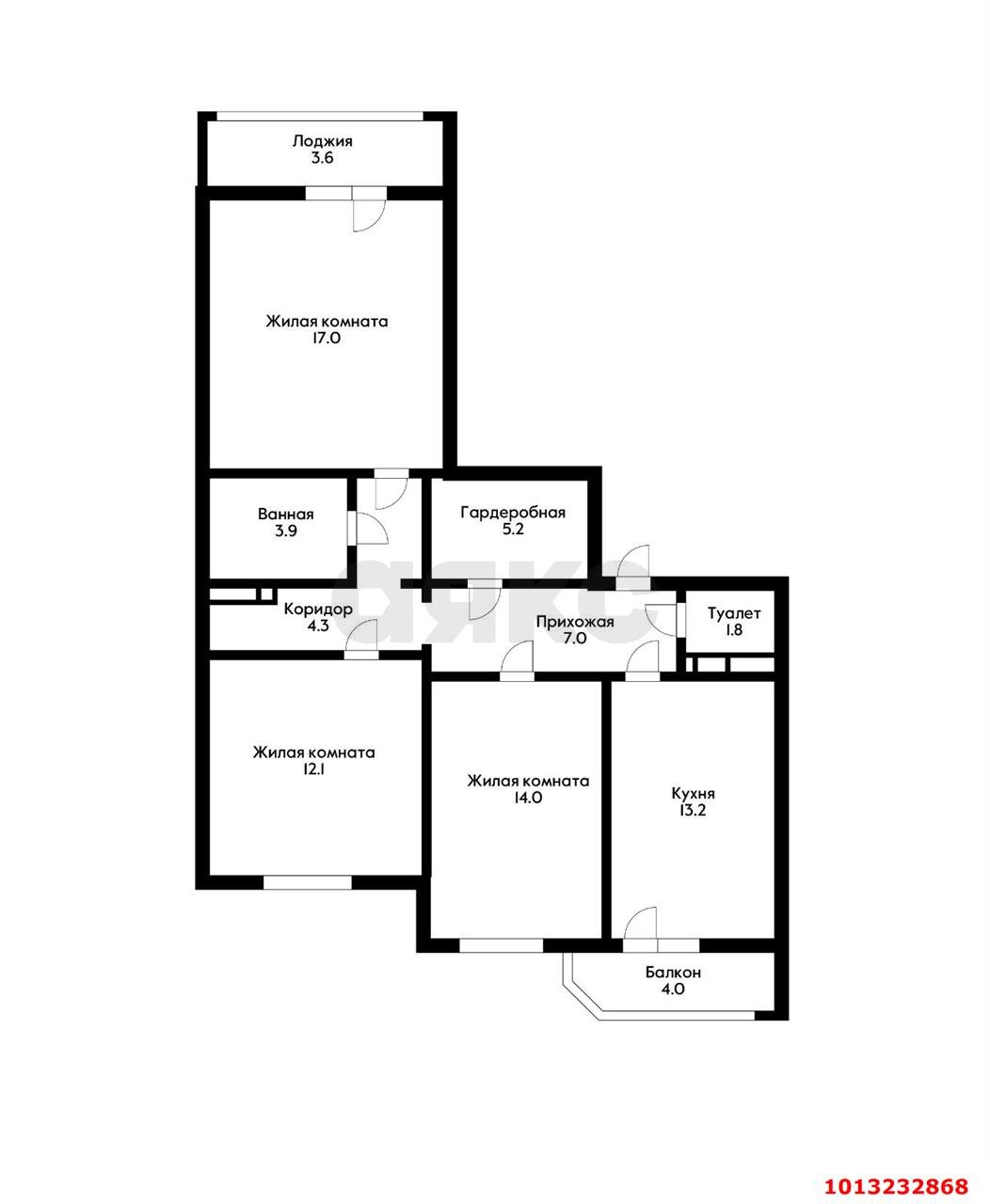 Фото №15: 3-комнатная квартира 80 м² - Краснодар, Молодёжный, ул. Дубравная, 17