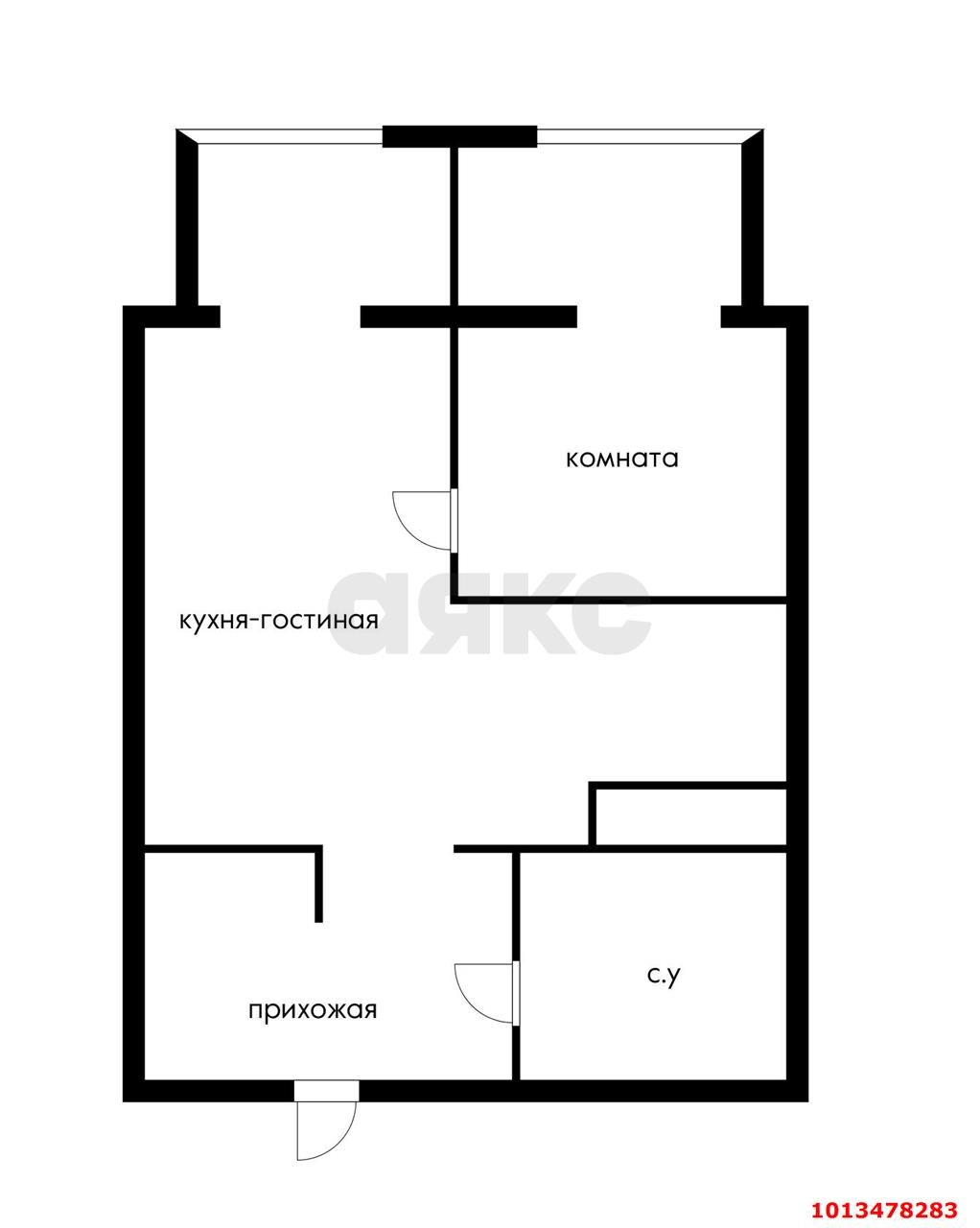 Фото №15: 1-комнатная квартира 45 м² - Сочи, Завокзальный, пер. Трунова, 6