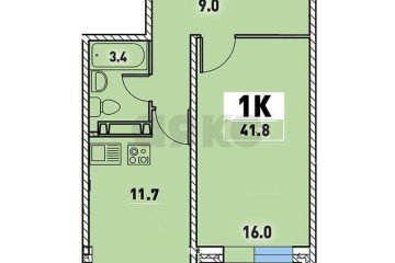 Фото №2: 1-комнатная квартира 36 м² - Краснодар, мкр. жилой комплекс Цветы, ул. Круговая, 4Вк2