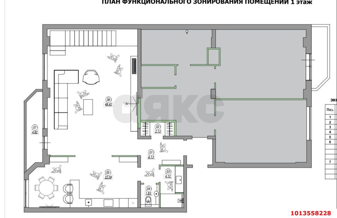 Фото №5: 3-комнатная квартира 164 м² - Краснодар, Центральный, ул. Комсомольская, 8