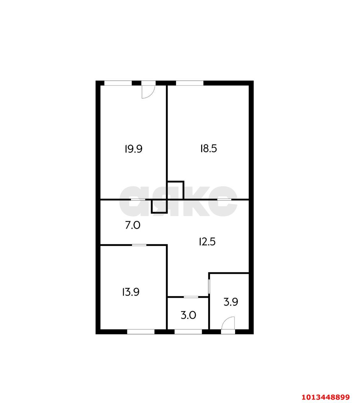 Фото №3: 4-комнатная квартира 78 м² - Краснодар, Западный внутригородской округ, ул. Рашпилевская, 119