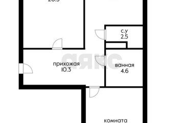 Фото №3: 2-комнатная квартира 79 м² - Краснодар, мкр. Завод Измерительных Приборов, ул. Карякина, 5к1