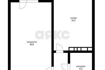 Фото №2: 1-комнатная квартира 42 м² - Краснодар, мкр. жилой комплекс Сказка Град, ул. имени В.Н. Мачуги, 166Ак2