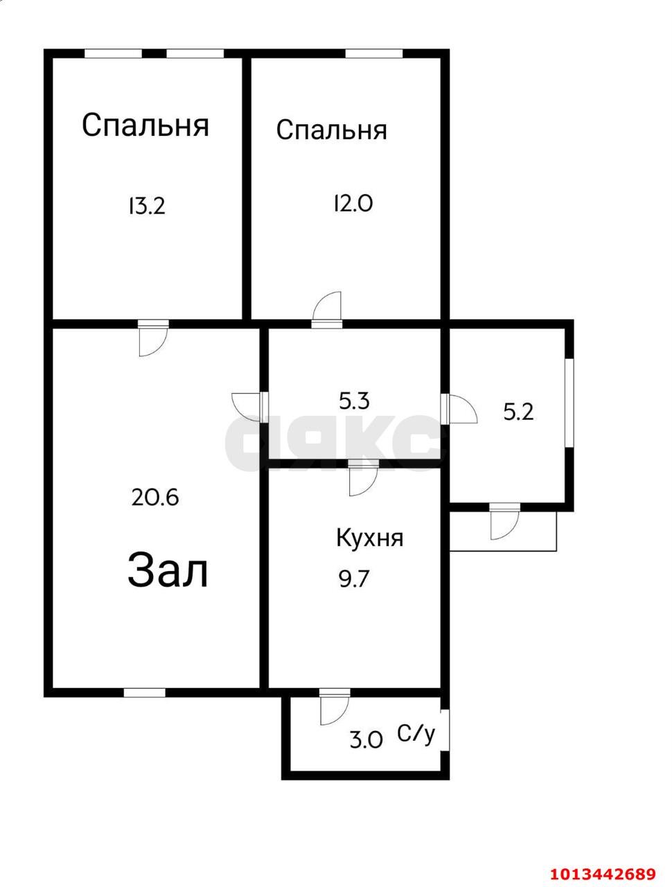 Фото №8: Часть дома 75 м² + 3.81 сот. - Краснодар, Славянский, ул. имени Баумана, 12