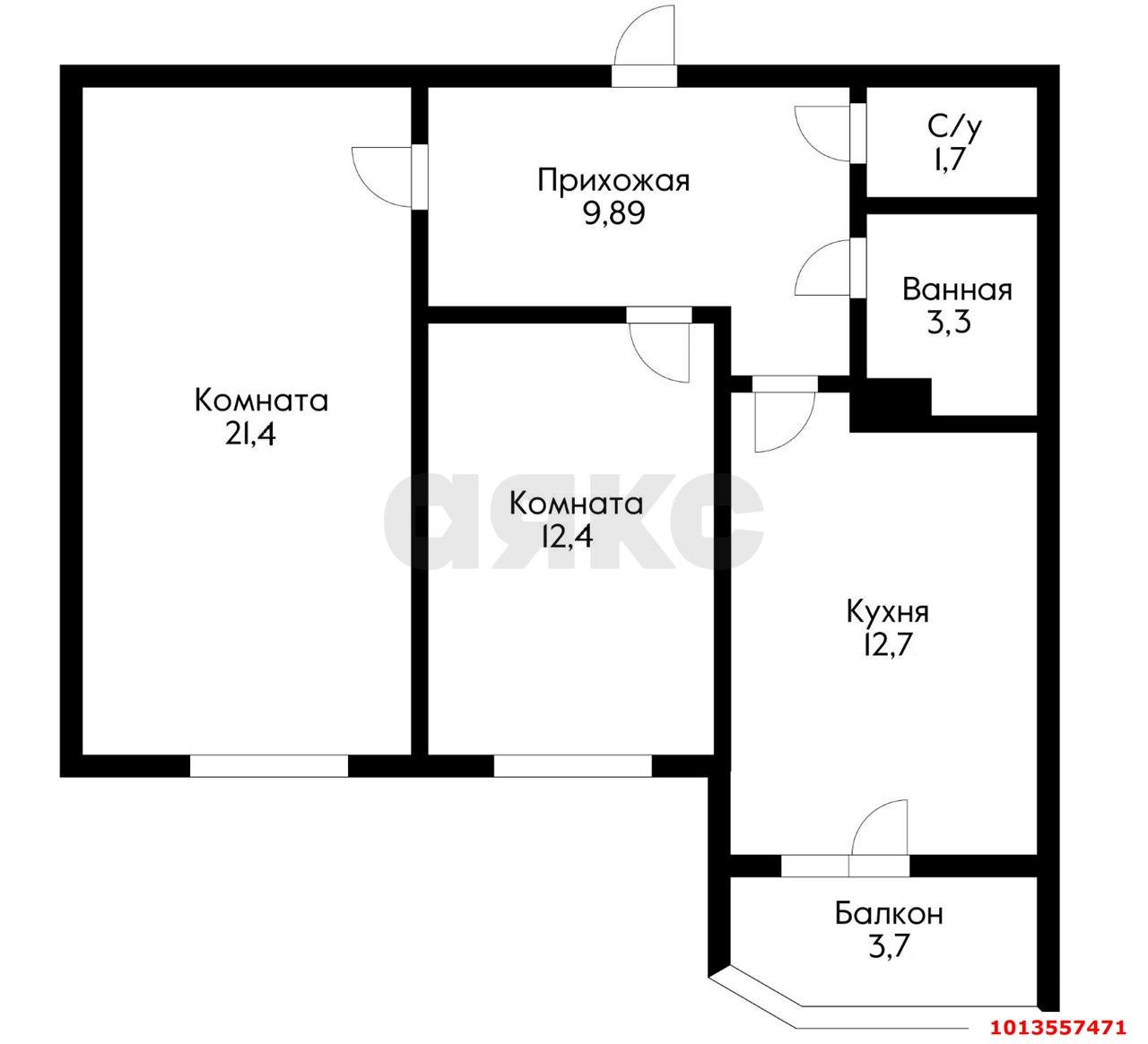 Фото №7: 2-комнатная квартира 65 м² - Краснодар, Достояние, ул. Конгрессная, 31